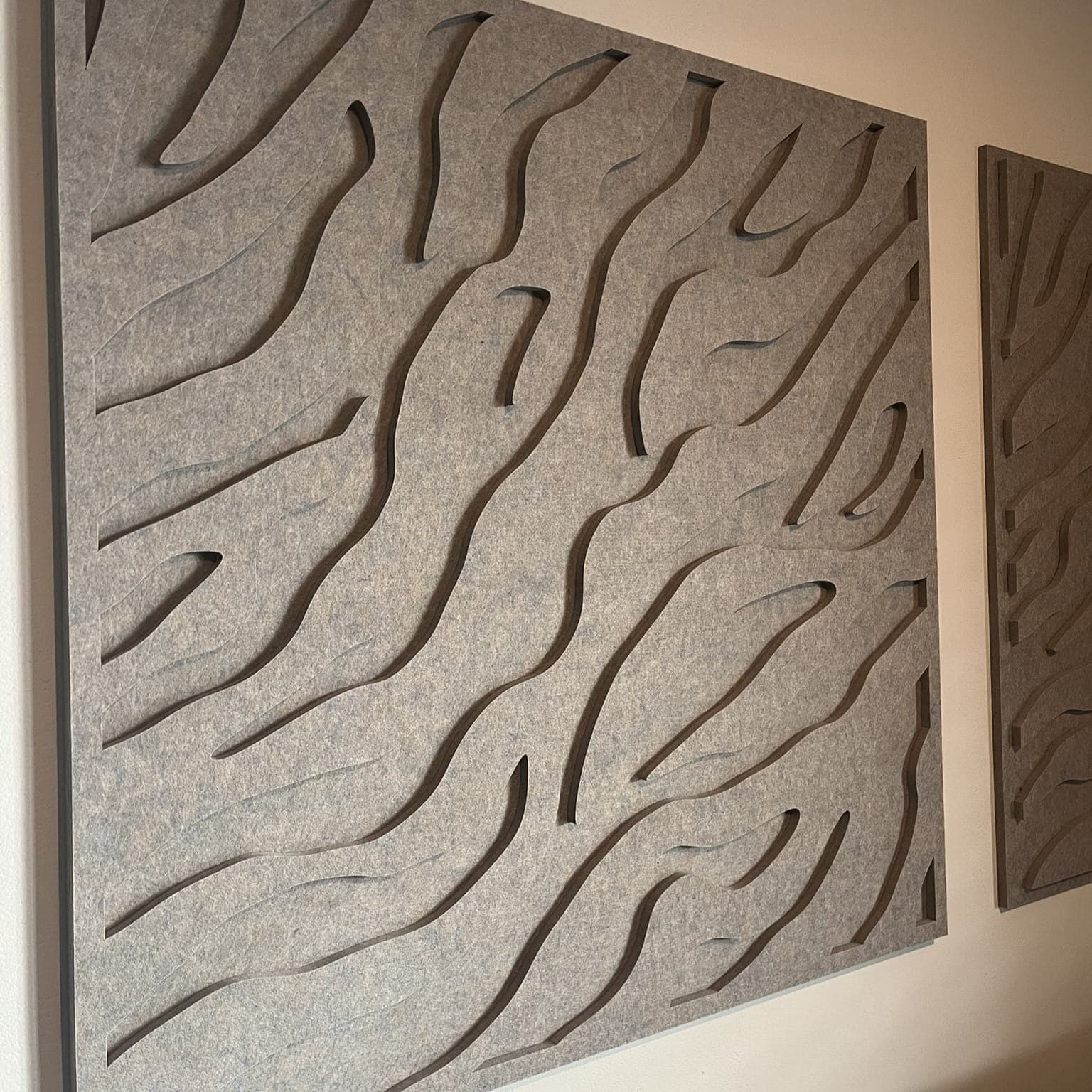 EASYfelt PET-vilt akoestisch wandpaneel Coral Earth