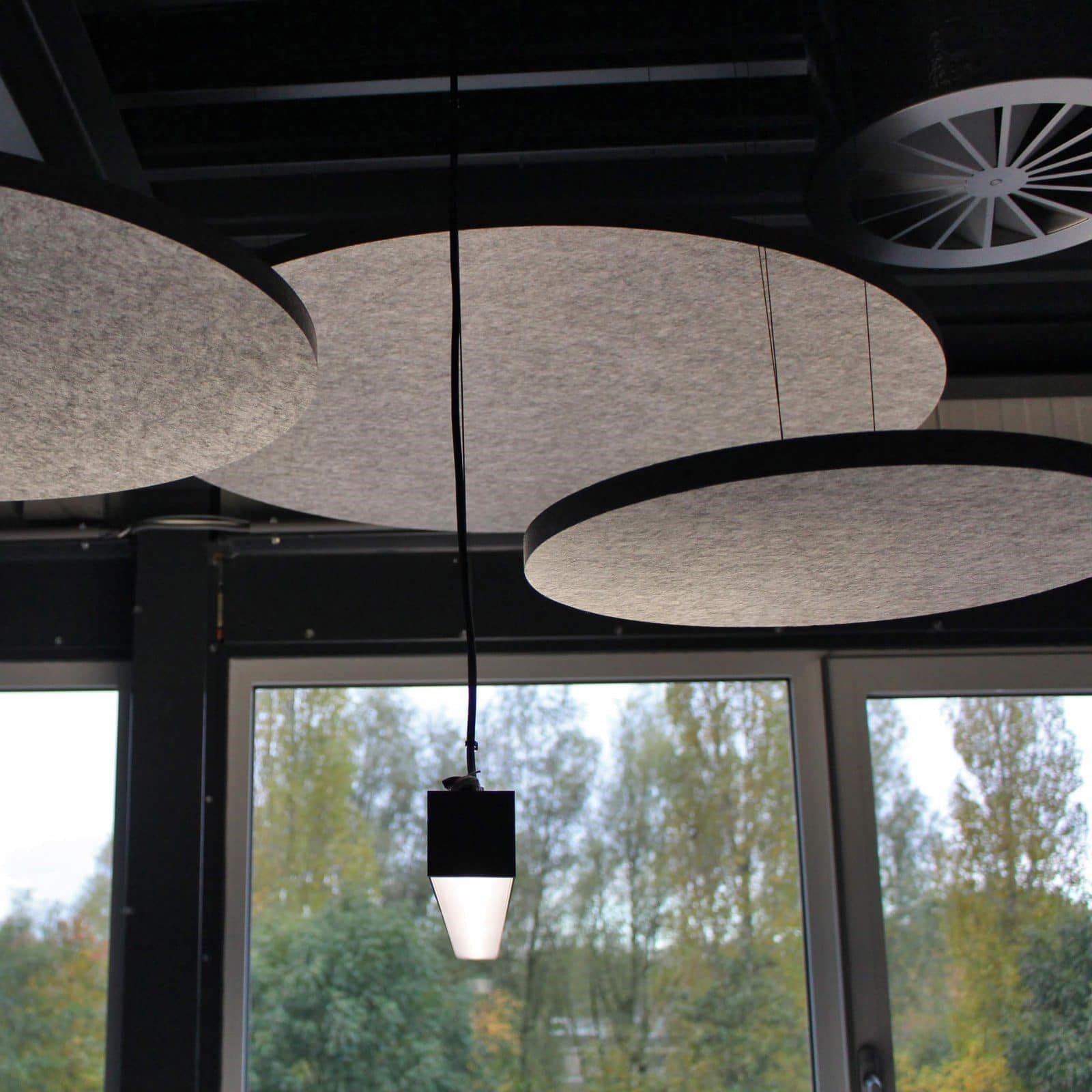 EASYfelt PET-vilt akoestisch Plafondeiland Circle