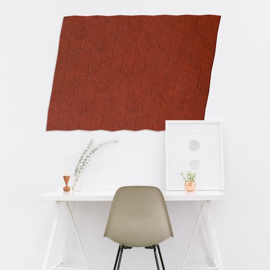 EASYfelt PET-vilt akoestische wandbekleding zelfklevend stick crooked